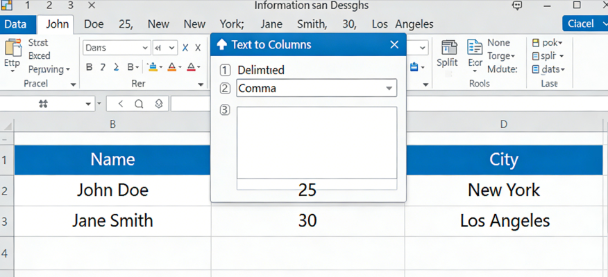 Split Text to Columns